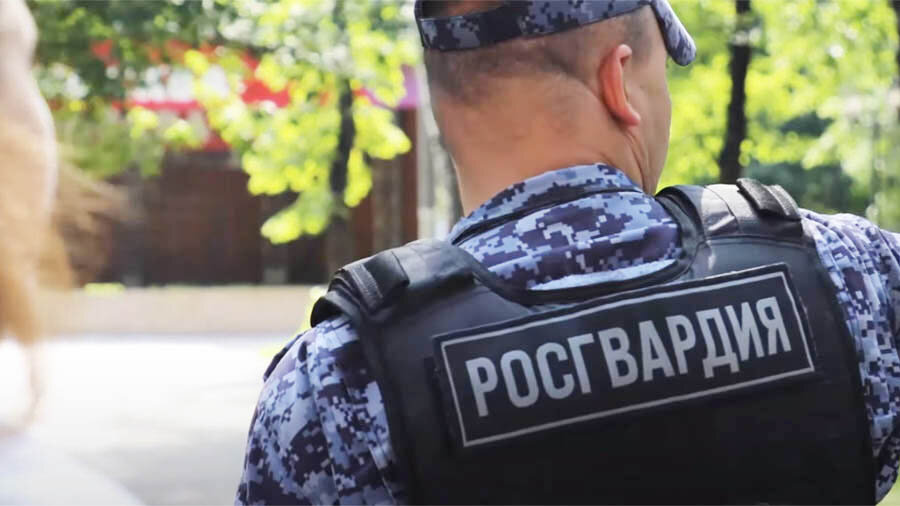 Сотрудник Росгвардии, фото: njcar.ru