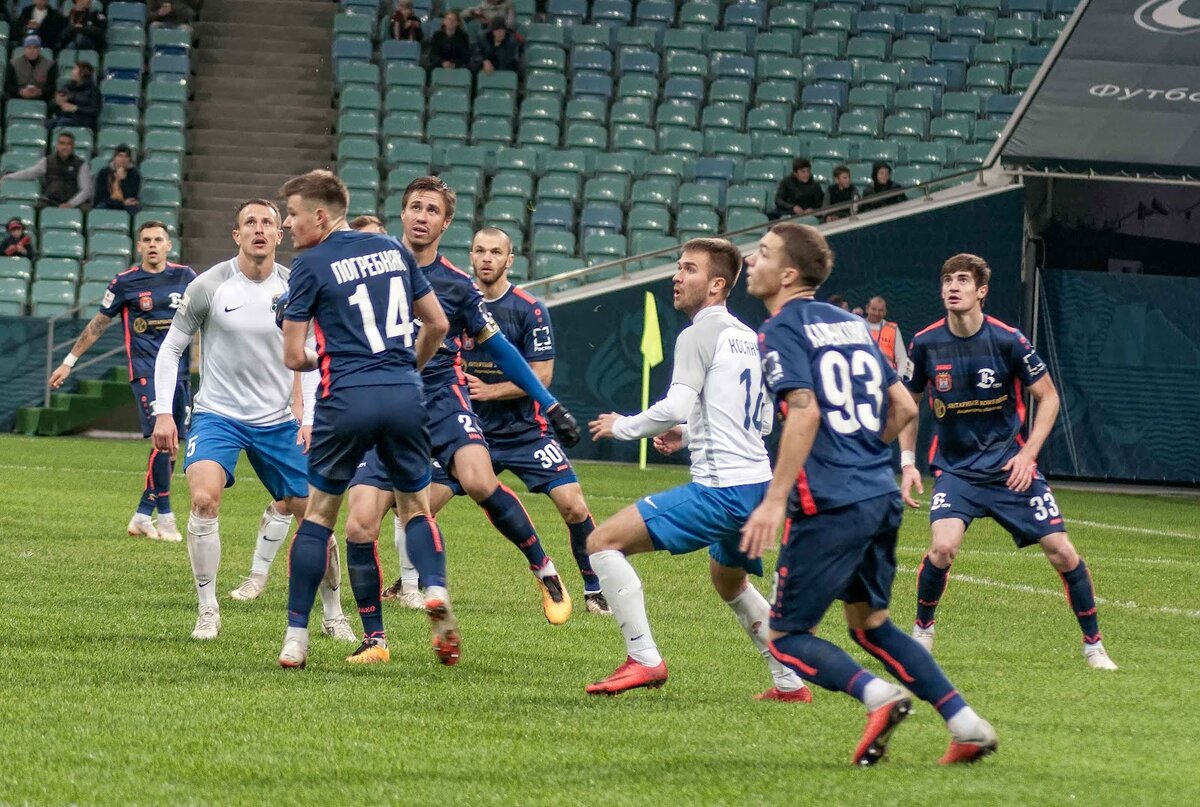 Матч «Сочи» - «Балтика» в ФНЛ, 2018/19. Фото: Frolzart / wikimedia (CC BY-SA 4.0)