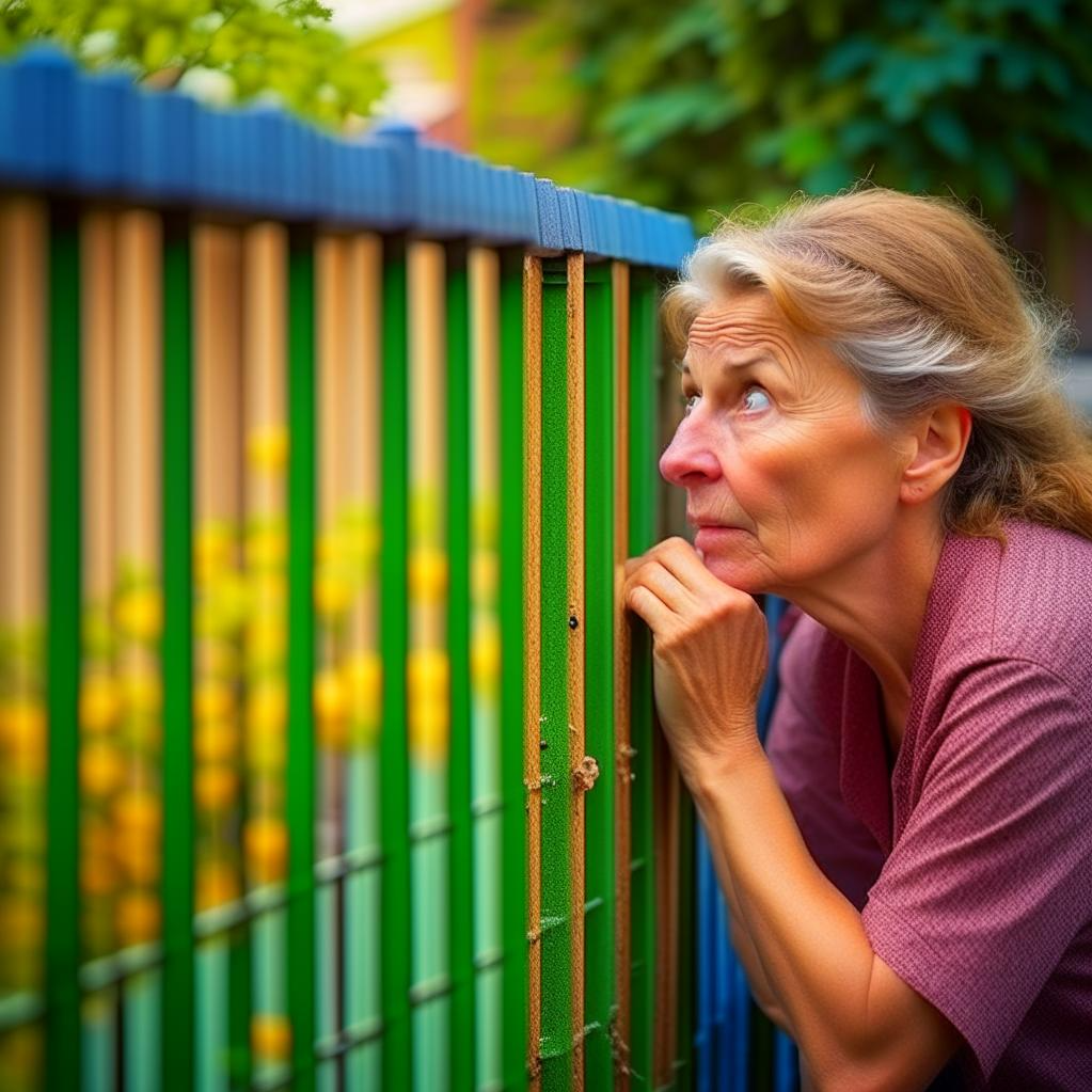 Ну не через забор же подглядывать, в самом-то деле? 