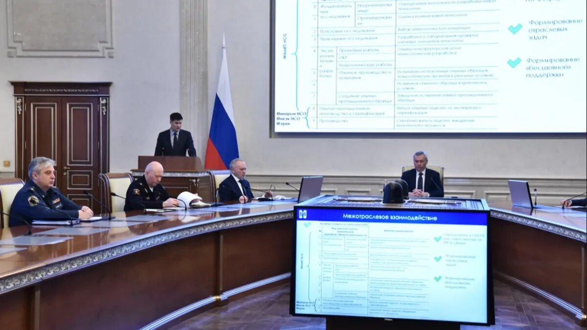 Андрей Травников провёл оперативное совещание с членами регионального Правительства. Фото: Правительство Новосибирской области