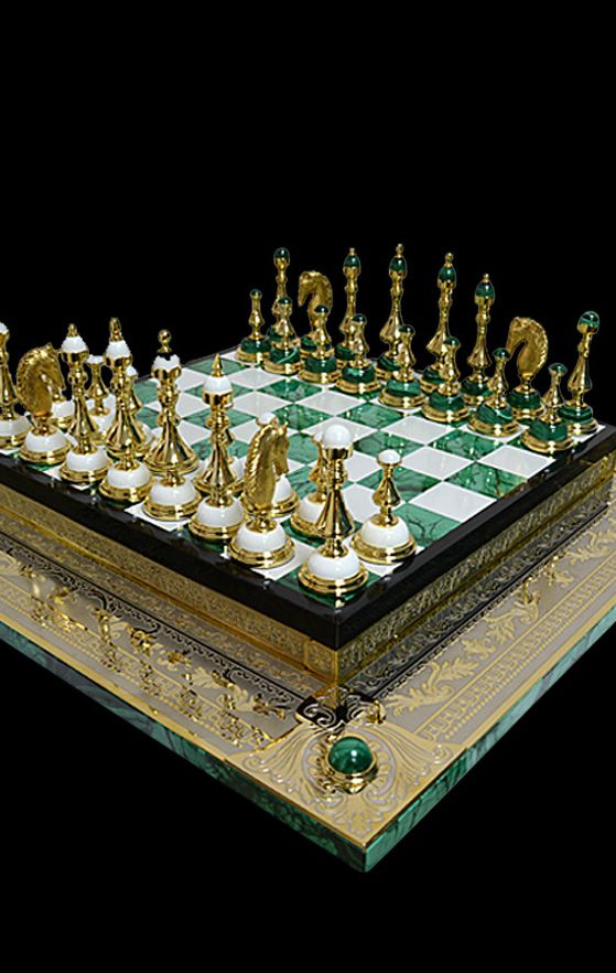 шахматы ручной работы изготовлены златоустовскими мастерами