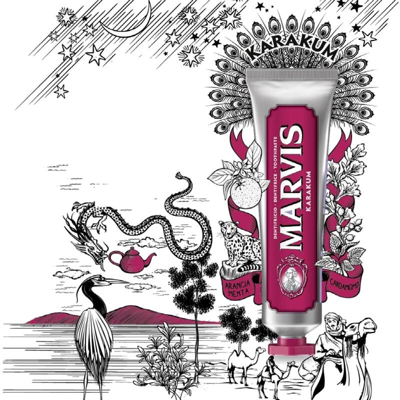 Karakum из ориентальной серии Marvis Чудеса Света: путешествие итальянского купца через пустыни Туркмении. Оазисы и сказки Тысячи и одной ночи.