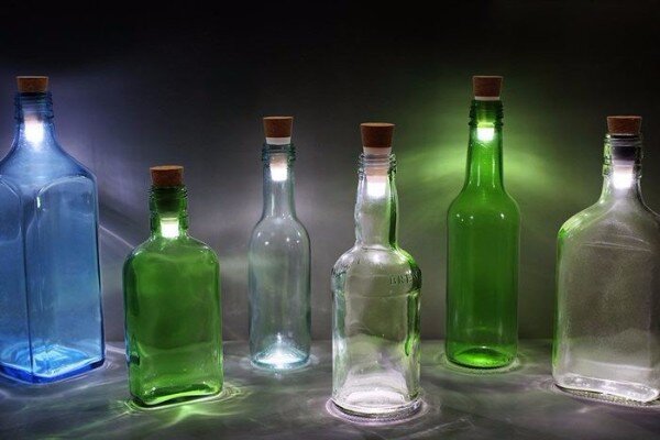 Забавные создания: лампы из пластиковых бутылок