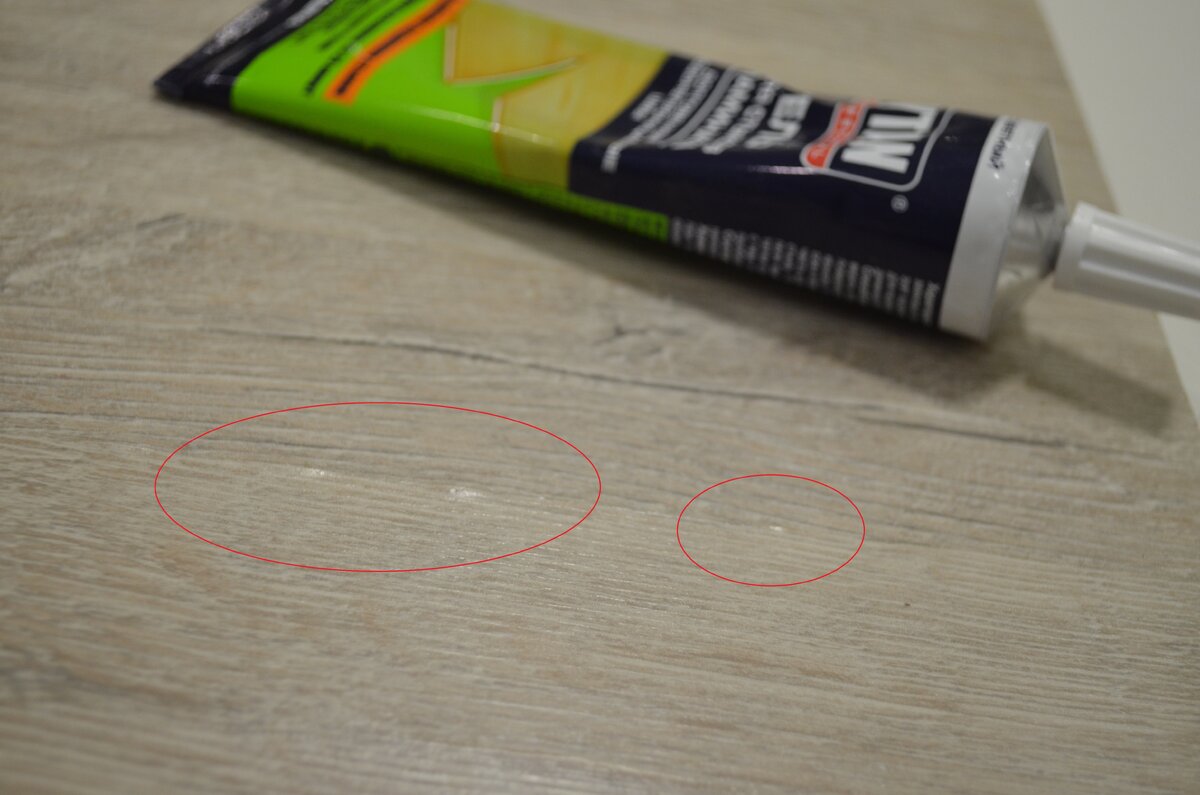 Стыки обработаны гелем