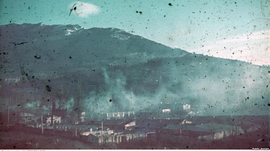 Ялта после авианалета, 1941 г.