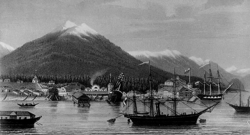 Ново-Архангельск 1863г. В будущем американский город Ситка. Фото news.mail.ru.