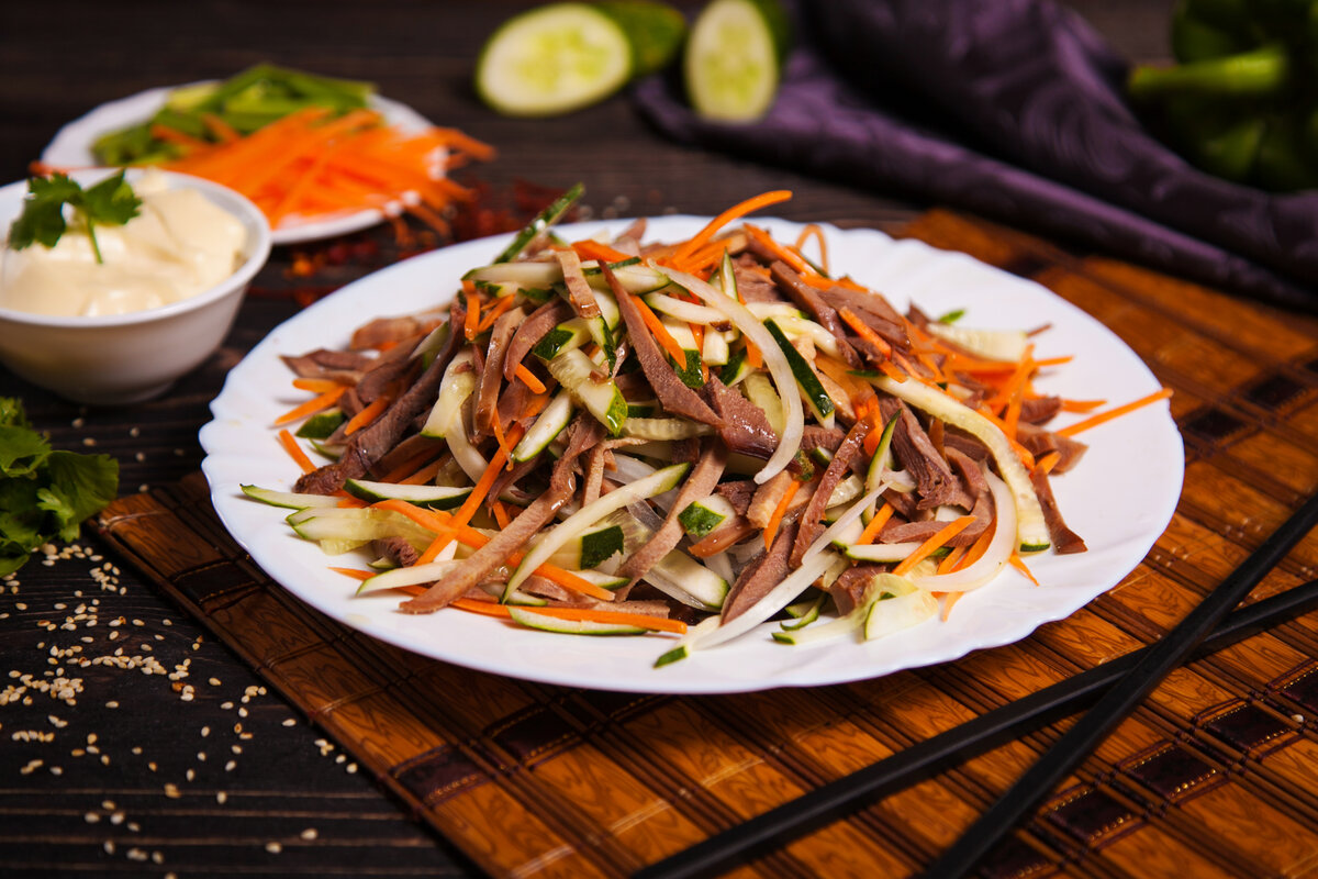 Пекинский салат — рецепт с фото. Как приготовить Пекинский салат со свининой и фунчозой?
