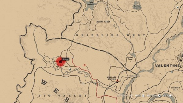 Места расположения карт сокровищ в Red Dead Online