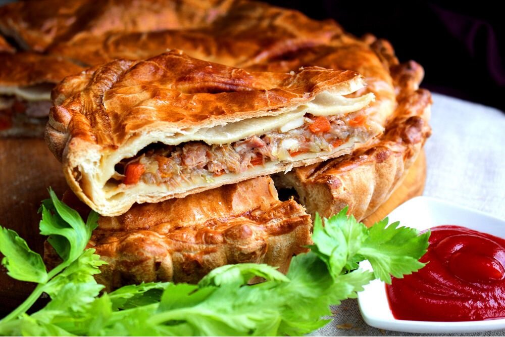 Мясной пирог картинки