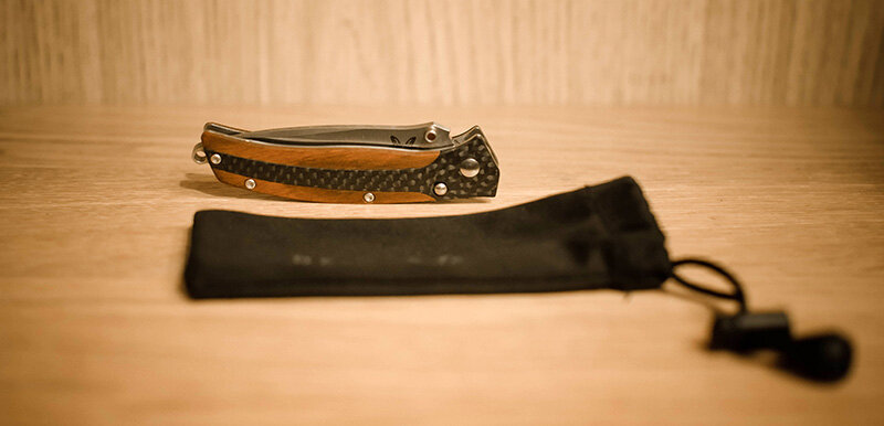 Benchmade 482 Megumi и мешочек для хранения