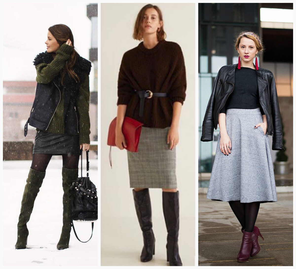 Как носить юбки зимой: особенности стиля в возрасте 45+