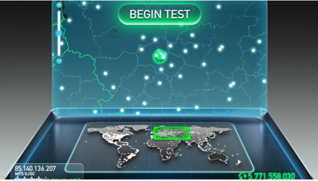 узнать скорость интернета на своем компьютере онлайн