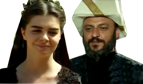 Михримах-султан и Семиз Али-паша в сериале "Великолепный век"
