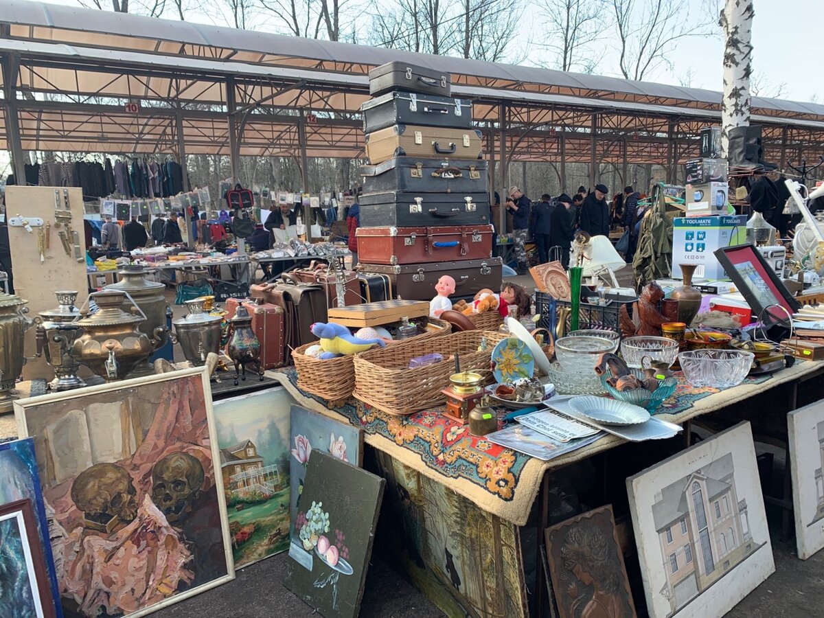 Фото блошиного рынка в санкт петербурге