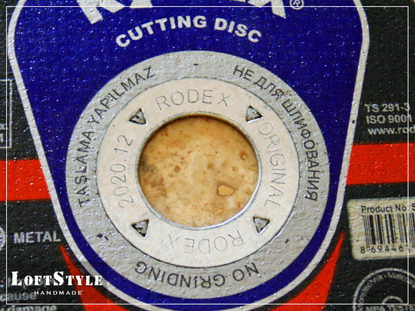 Крупный план наружной стороны диска