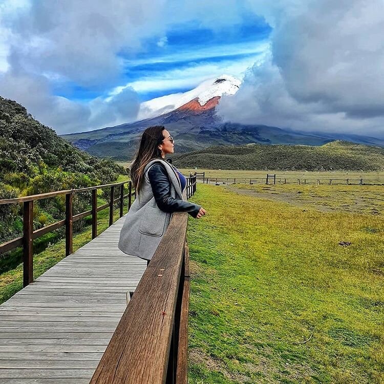 Действующий вулкан горы COTOPAXI