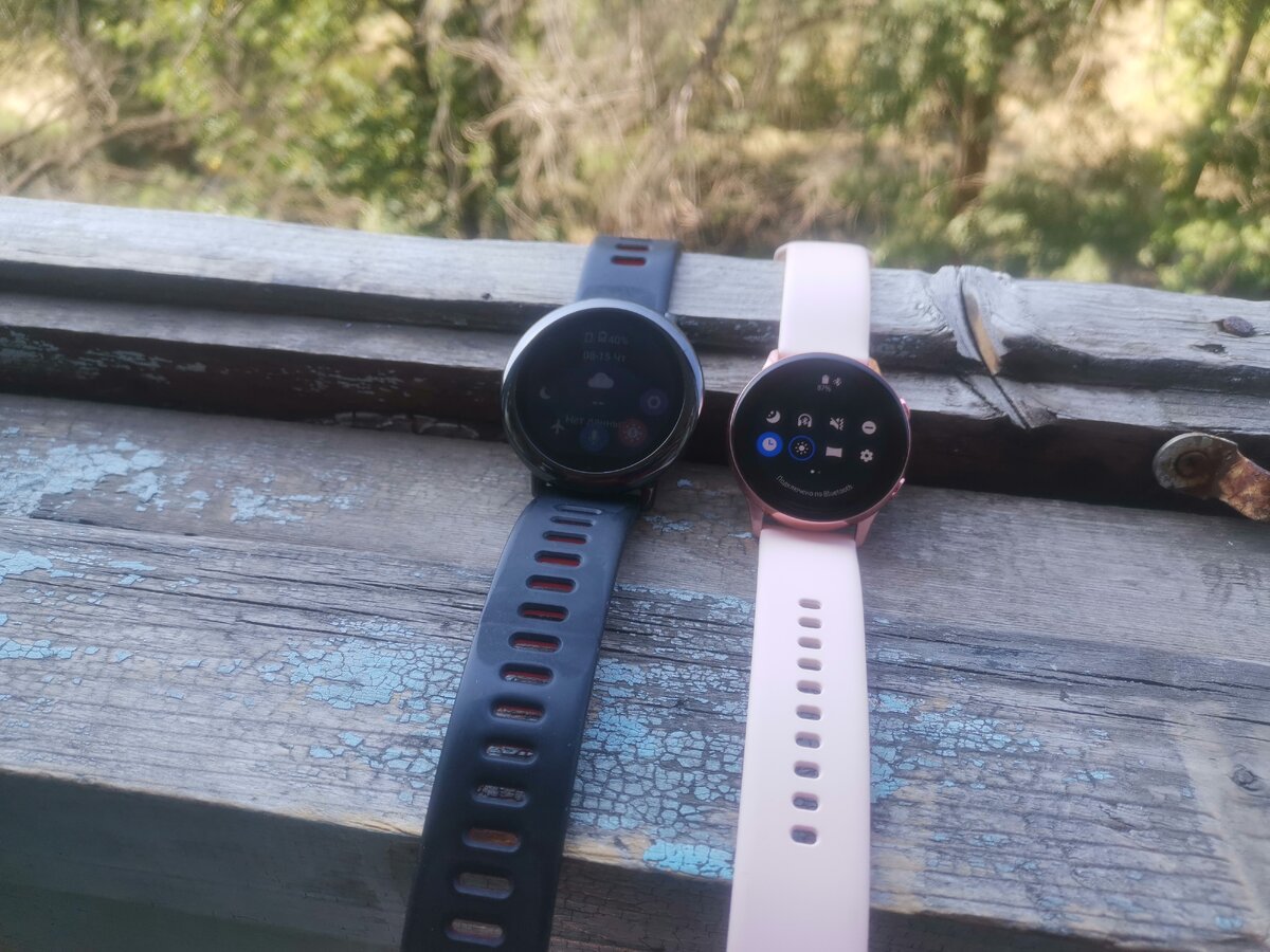 Сравнение яркости дисплея с Amazfit Pace