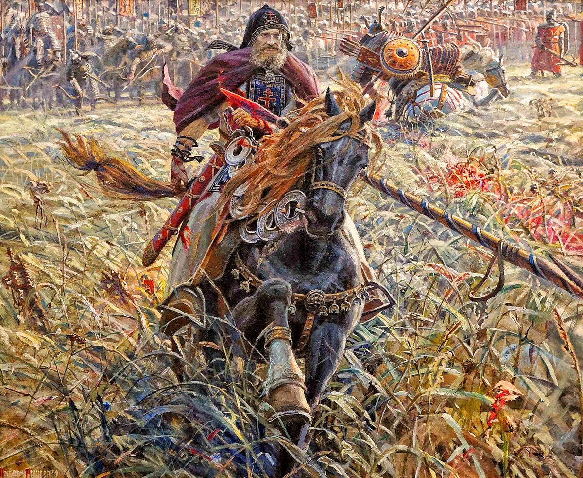 Они все смотрят на него ... (картина С. Рыженко)