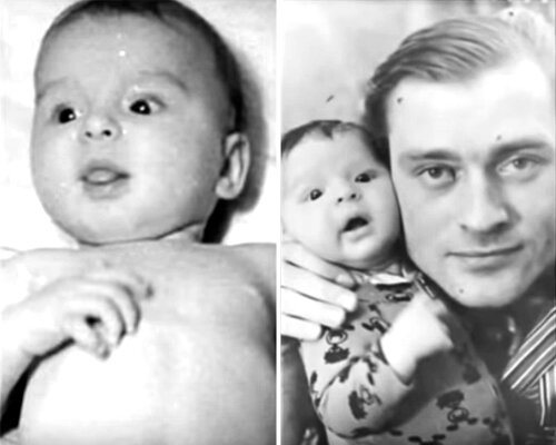 Борис Щербаков с сыном Василием