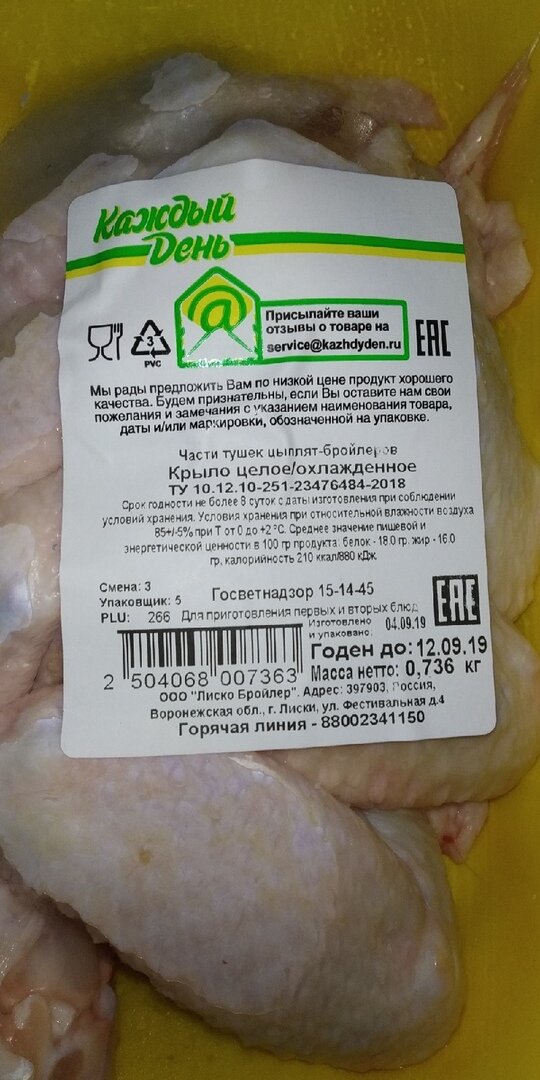 Куриные крылышки