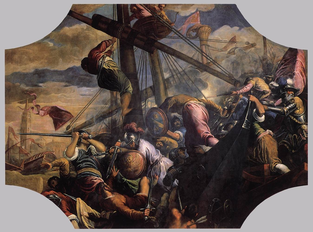 Победа Франческо Бембо над Филиппо Мариа Висконти, картина 1578 года.