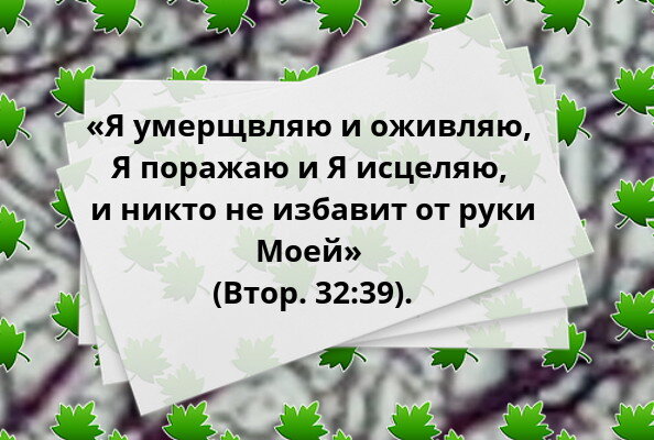 Отрывок из Библии. Книга Второзаконие