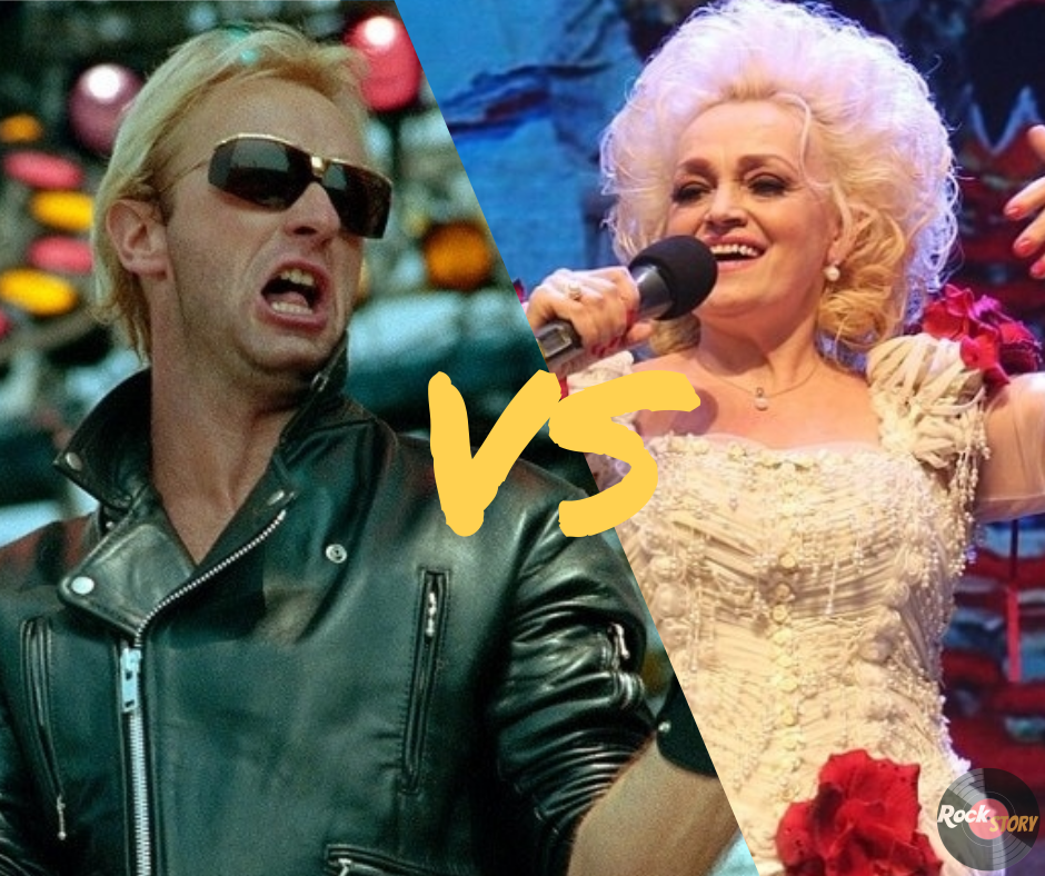 На фотографии Надежда Кадышева и Роб Хэлфорд