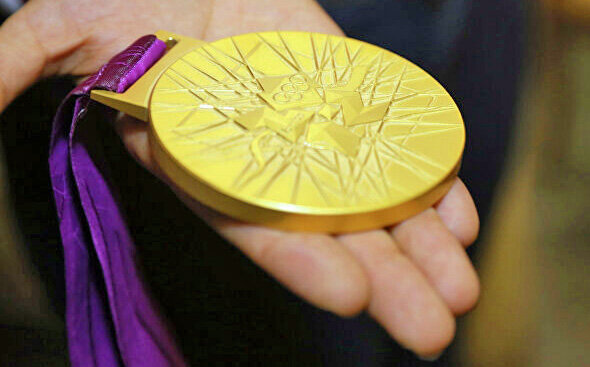 Золотая олимпийская медаль. Источник:  rsport.ria.ru