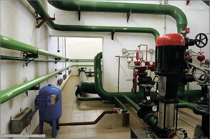 Система пожаротушения тоннеля.