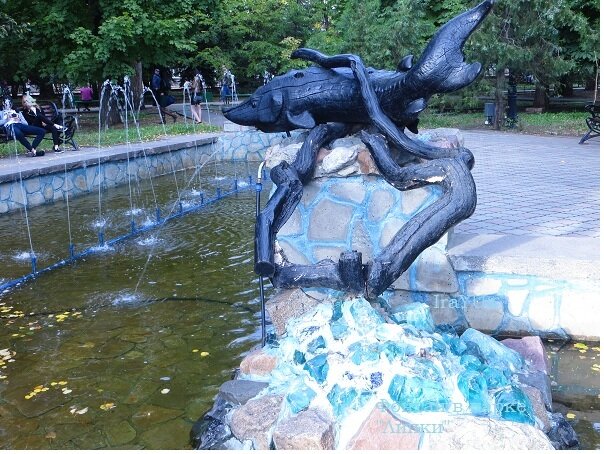Фонтан в парке "Липки", г. Саратов.(фото и текст автора)