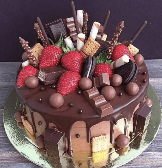 Конфетный торт