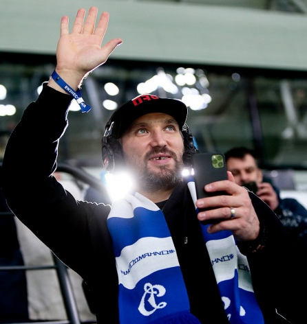 Александр Овечкин на хоккее