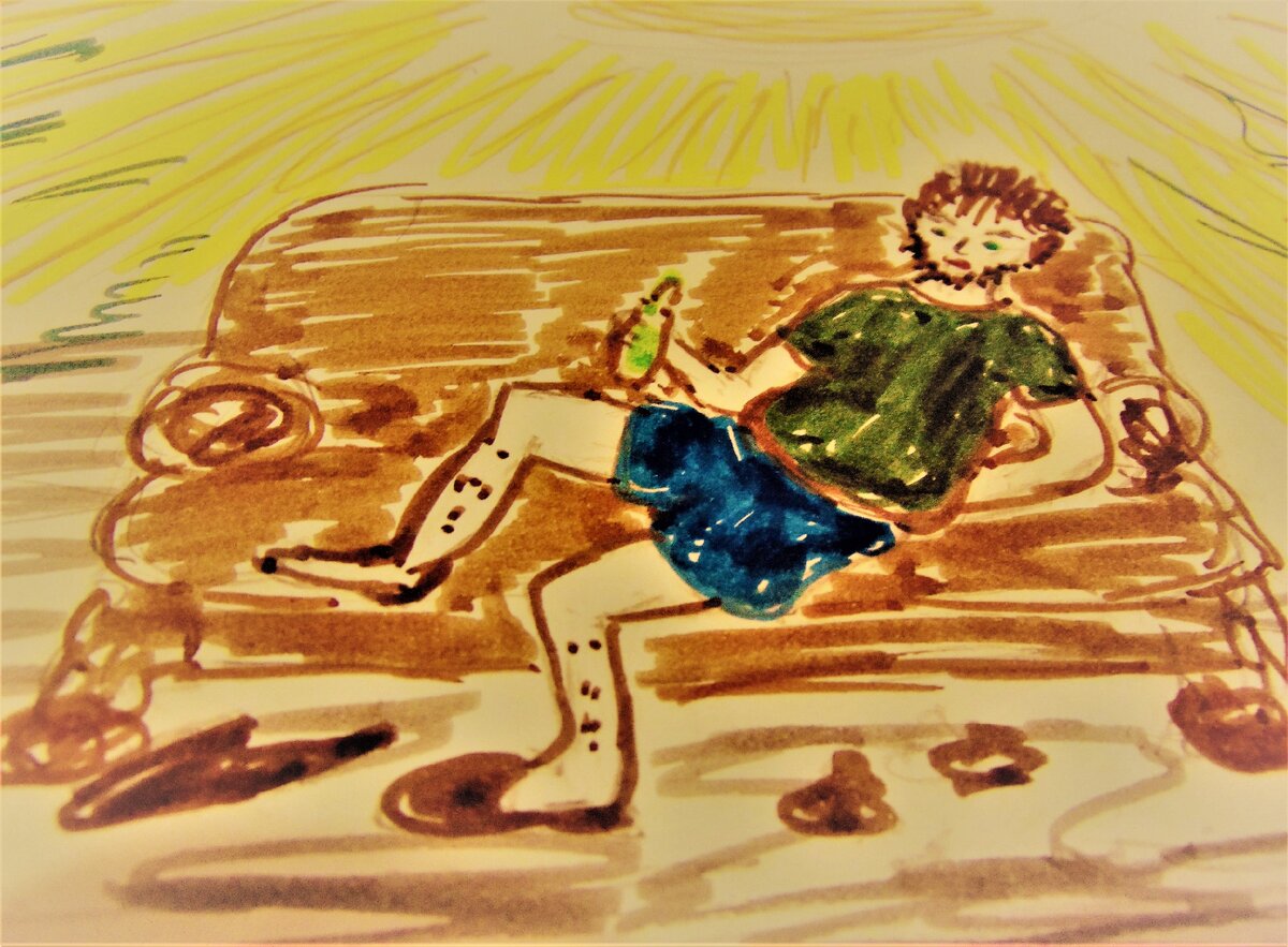 рисунок и фото автора.