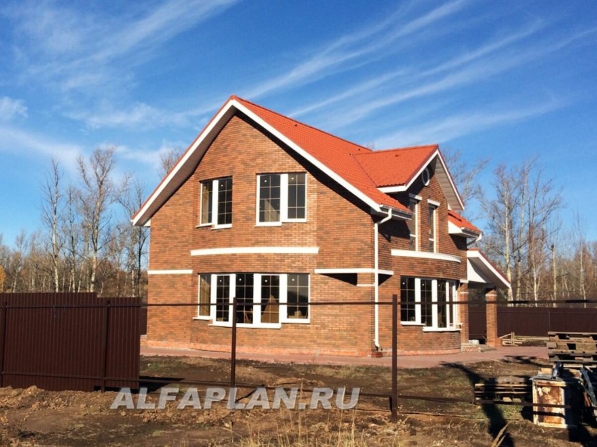 Строительство дома по проекту "Боген" 104а