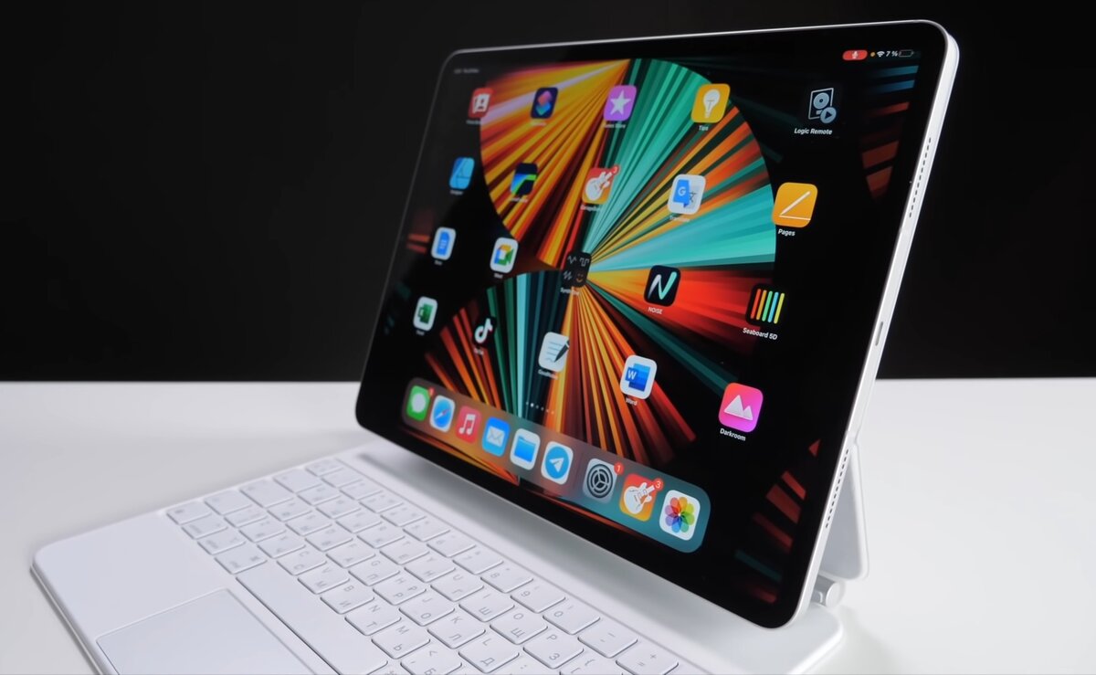 iPad Pro на процессоре M1. Источник: YouTube-канал Wylsacom