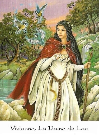 Vivianne, La Dame du Lac (Вивиан, озерная фея) - рисунок Zephir D’elph