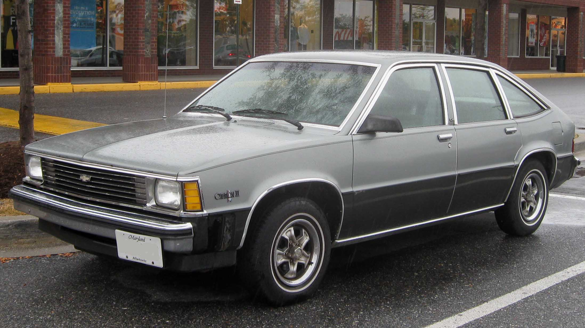 Chevrolet Citation. Источник: https://upload.wikimedia.org/wikipedia/commons/6/6b/Chevrolet_Citation_II_front.jpg