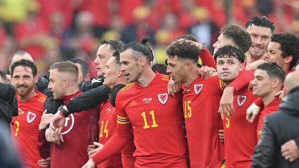    Футболисты сборной Уэльса© AFP 2022 / PAUL ELLIS