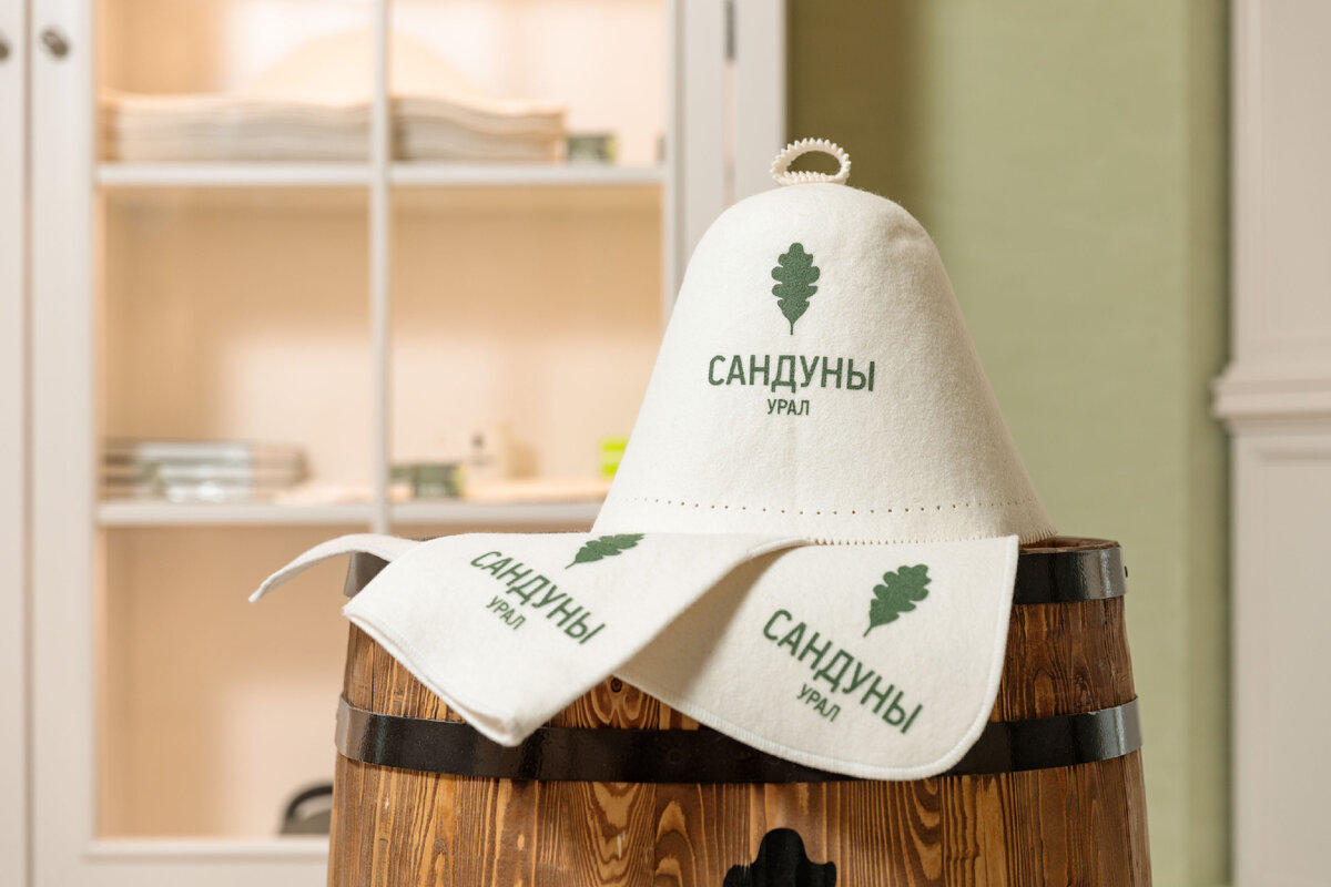 Банная шапка