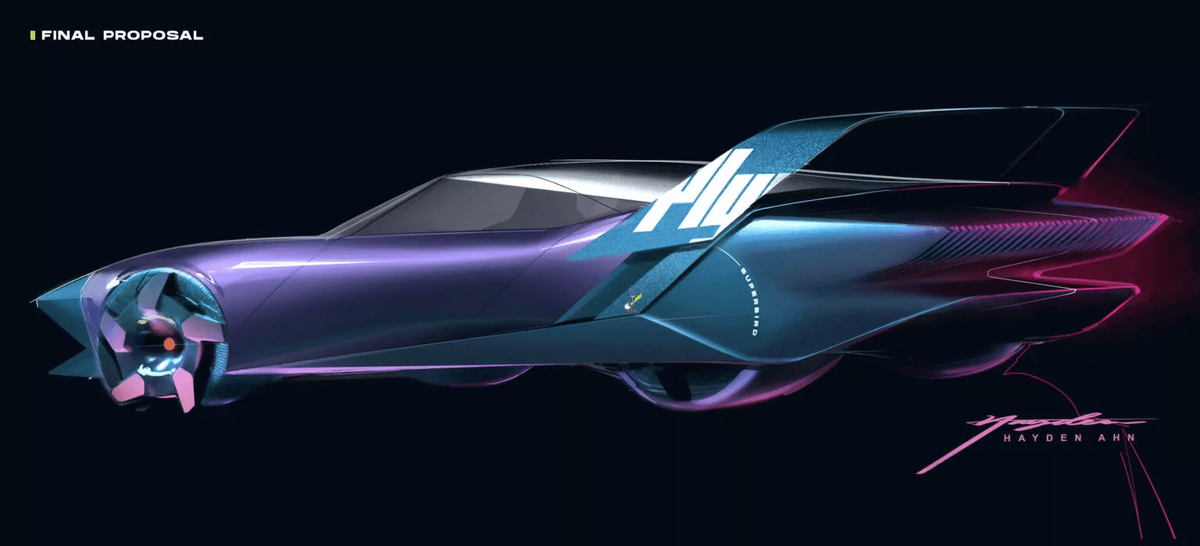    Plymouth Superbird EV 2045 / © Hayden Ahn