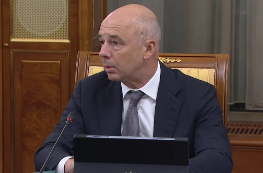 А. Силуанов, на заседании Совета по стратегическому развитию и нацпроектам. Фото - скриншот трансляции