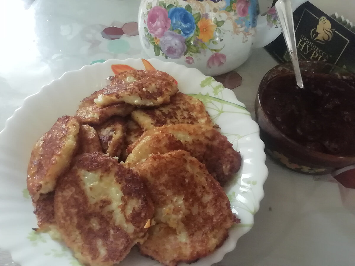 Готовые оладушки