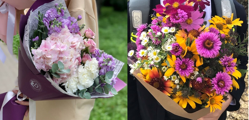 Игра-угадайка для мужчин. Какой из букетов стоит 100 рублей, а какой - в 18 раз дороже?