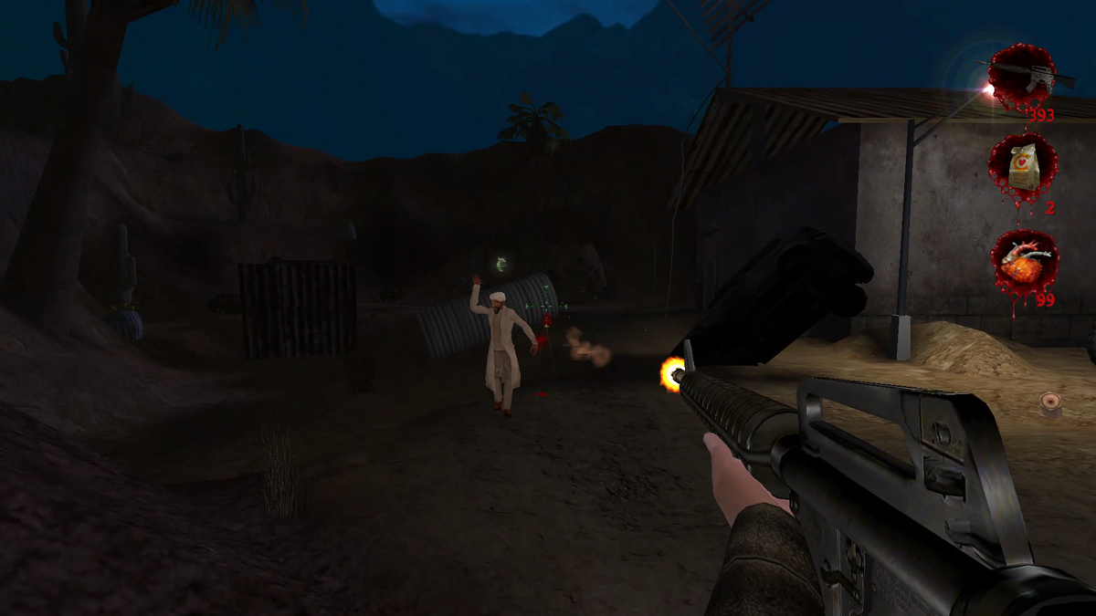 На выходе из бункера