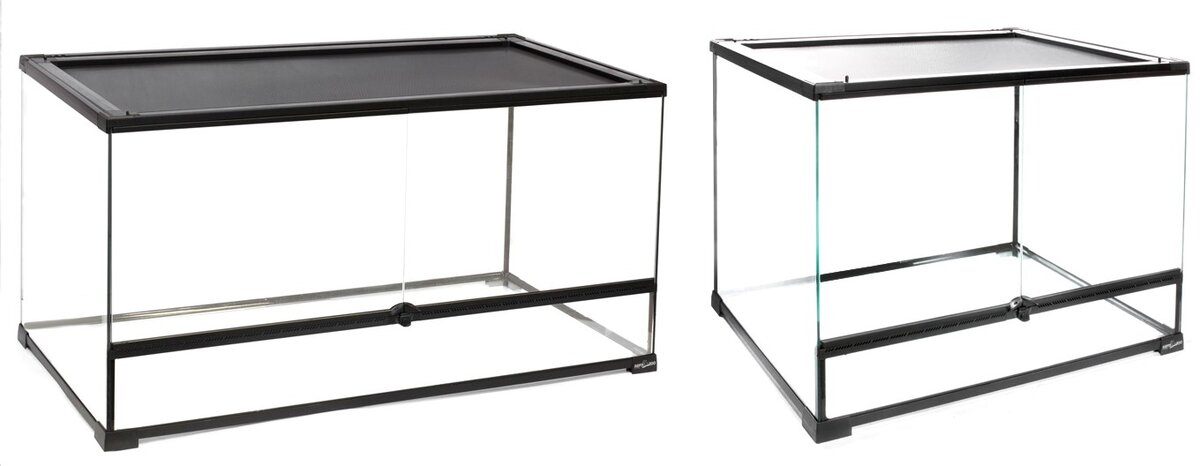 На фото – просторные террариумы Repti-Zoo арт. 83625026 (90* 45*45 см) и арт. 83625024 (60*45* 45 см).