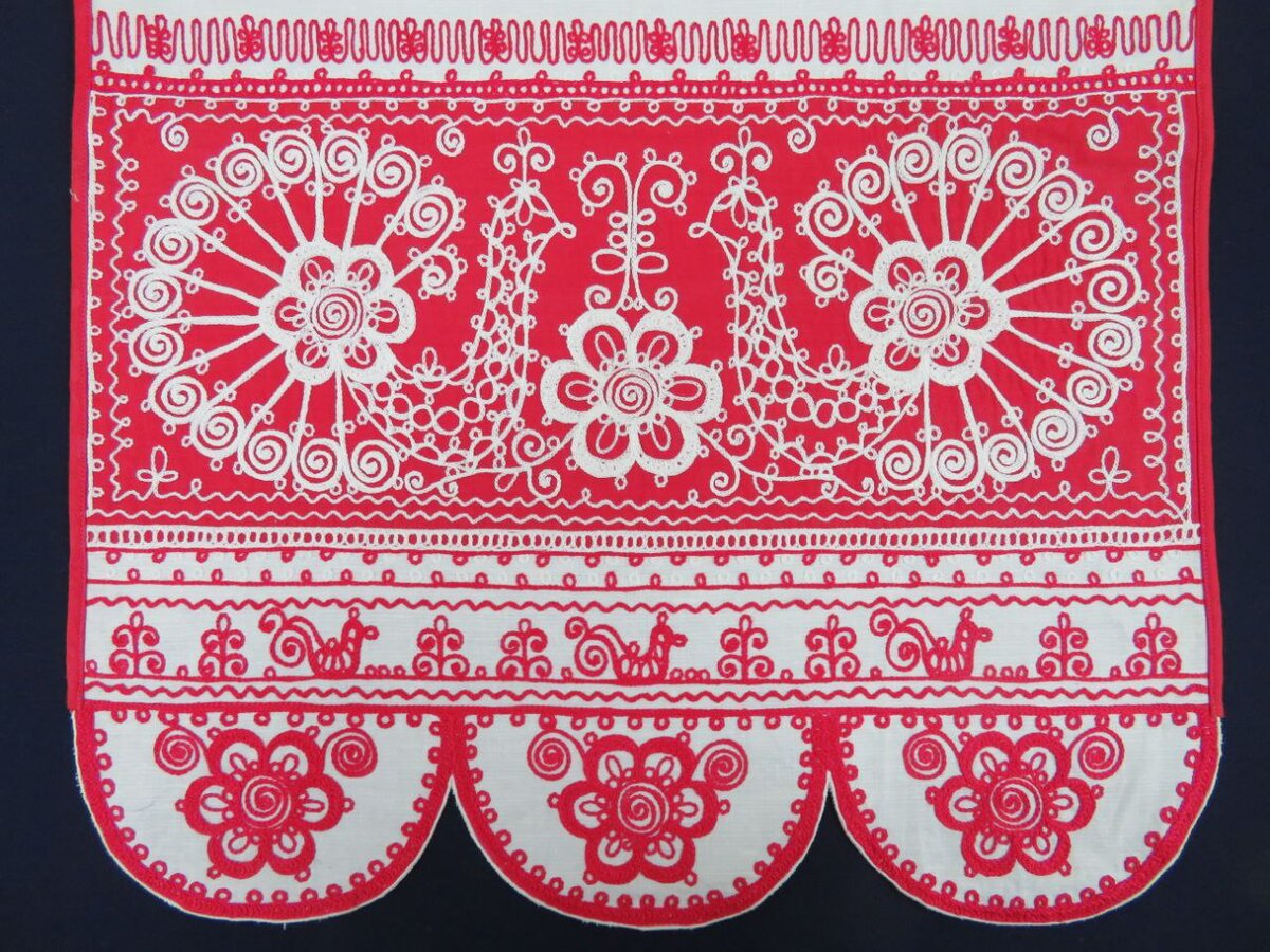 Заонежская вышивка из собрания Российского этнографического музея
