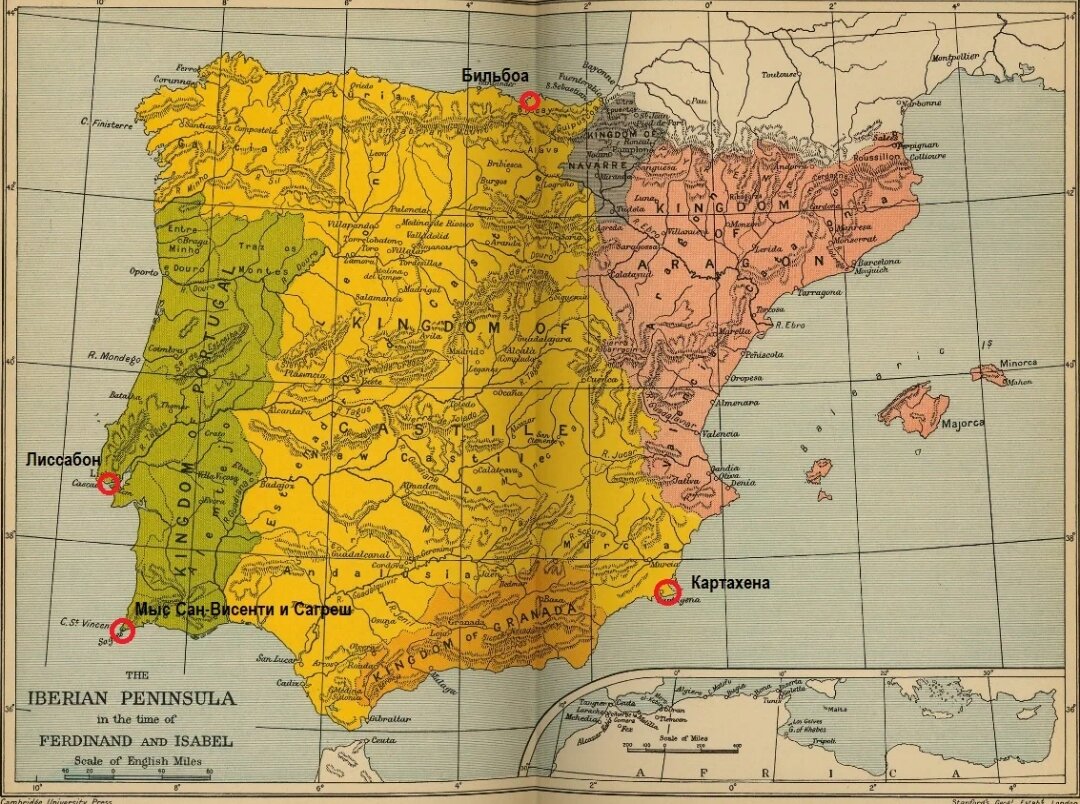 Карта для наглядности