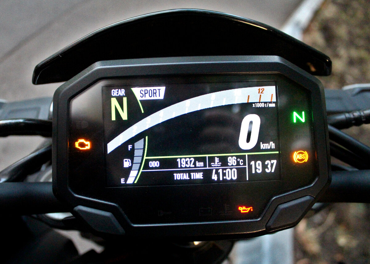 TFT-приборка Kawasaki Z900 2020+