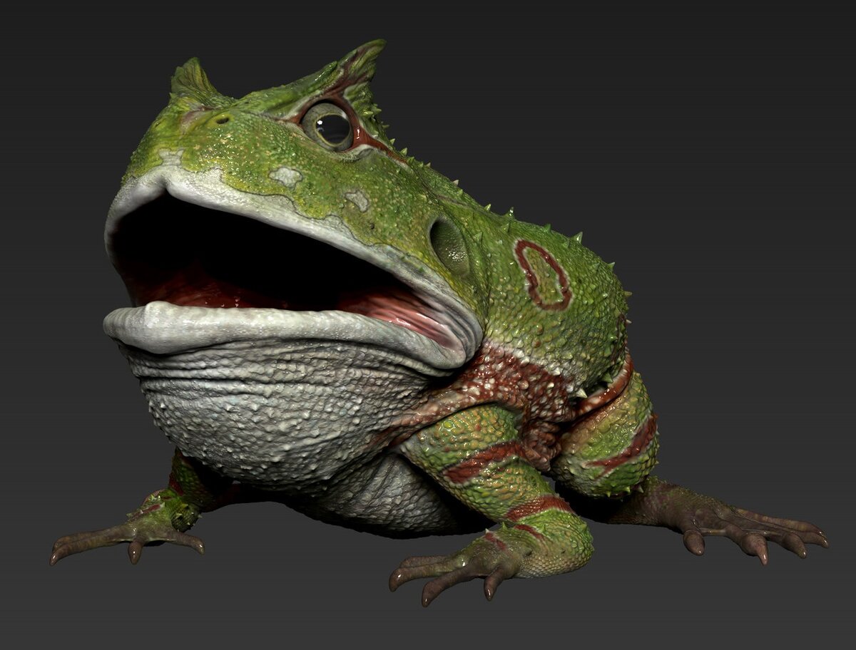 Так, по мнению ученых, выглядела эта лягушка-монстр 