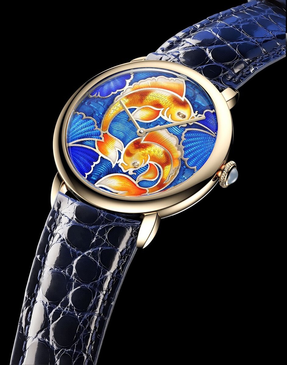 Эмалевые часы Намфлег